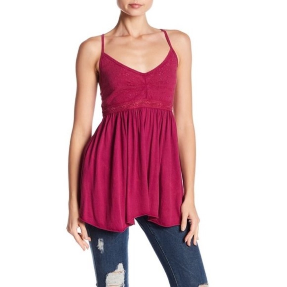 Melrose and Market Embroidered Knit Cami